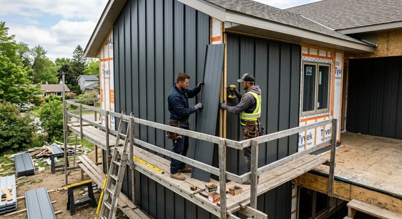 Aluminium Siding Installation