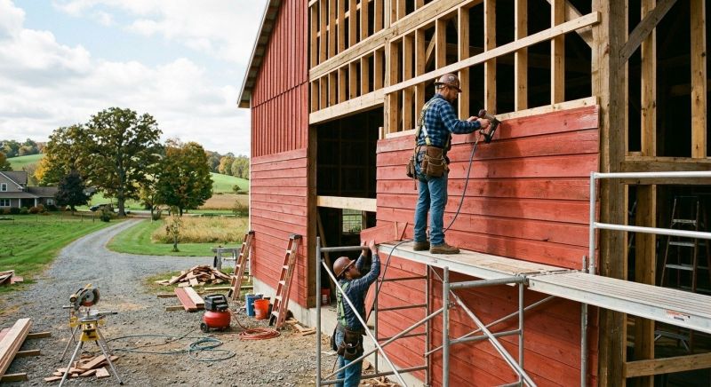 Barn Siding Installation in Wartrace, TN