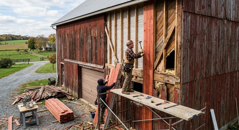 Barn Siding Replacement in Woodbury, TN