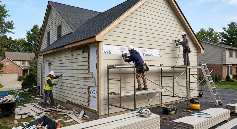 Cement Siding Replacement in Woodbury, TN