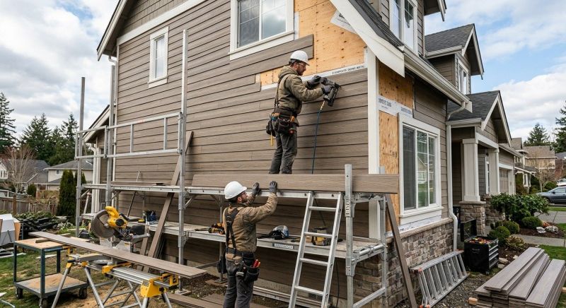 Composite Siding Installation in Hillsboro, TN