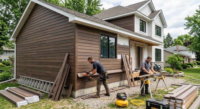 Composite Siding Installation in Woodbury, TN