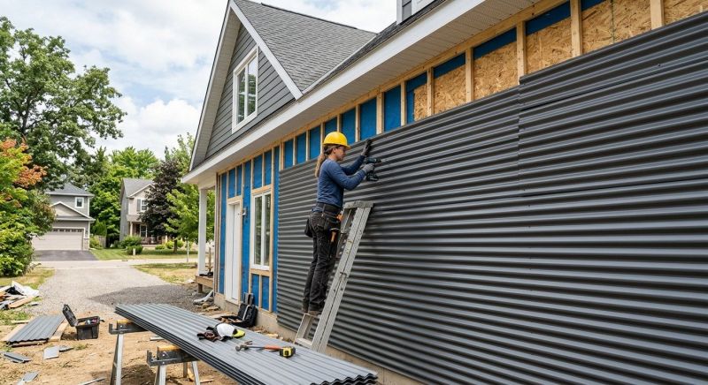 Corrugated Siding Installation in Manchester, TN
