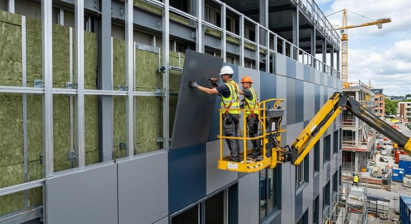 Facade Cladding Installation in Manchester, TN
