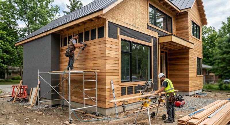 Faux Wood Siding Installation in Franklin County, TN