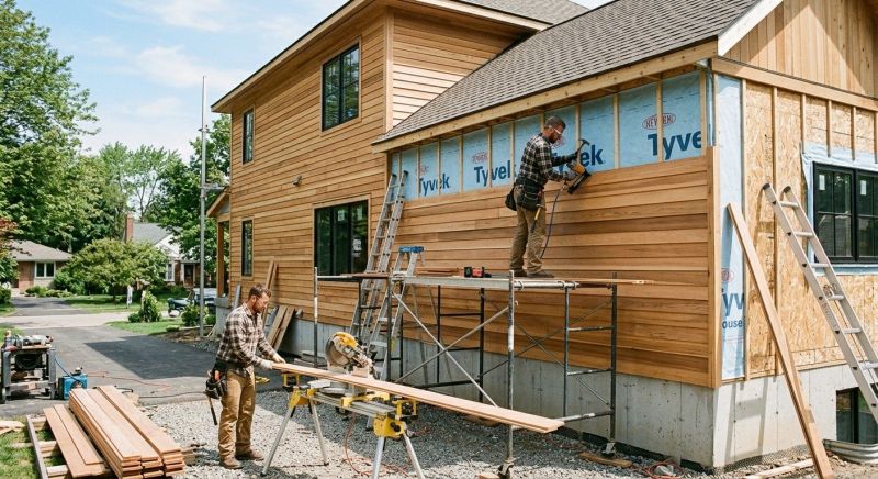 Faux Wood Siding Installation in Mc Minnville, TN