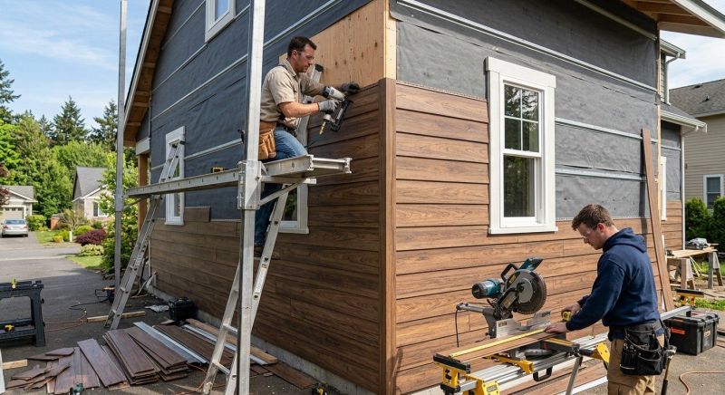 Faux Wood Siding Installation in Morrison, TN