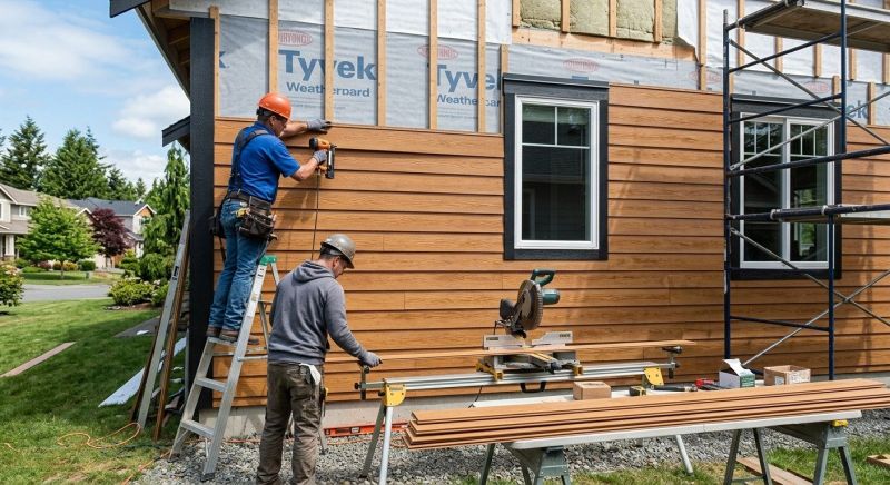 Faux Wood Siding Installation in Wartrace, TN