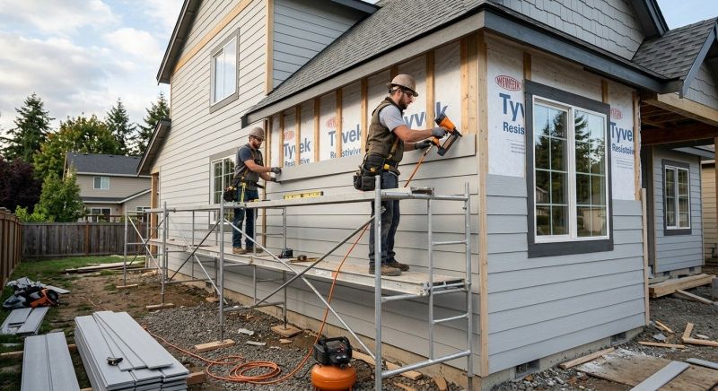 Fiber Siding Installation in Woodbury, TN