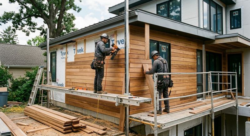 Hardwood Siding Installation in Christiana, TN