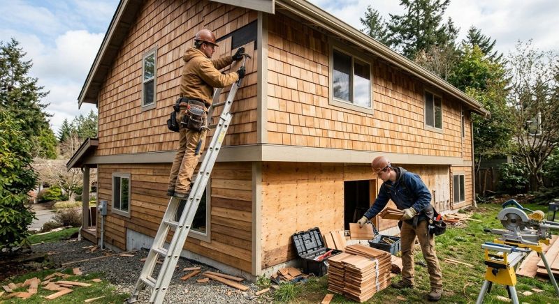 Hardwood Siding Installation in Hillsboro, TN