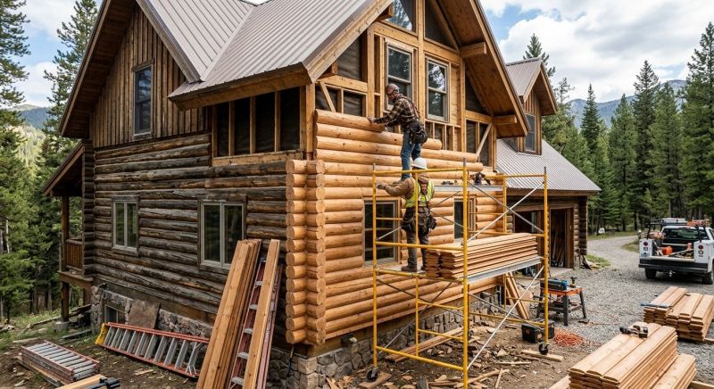 Log Siding Installation in Franklin County, TN