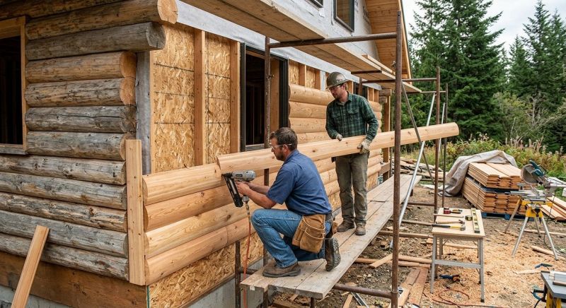 Log Siding Installation in Hillsboro, TN