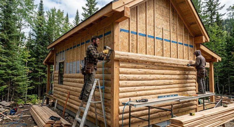 Log Siding Installation in Lynchburg, TN