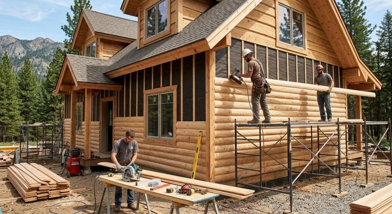 Log Siding Replacement in Manchester, TN