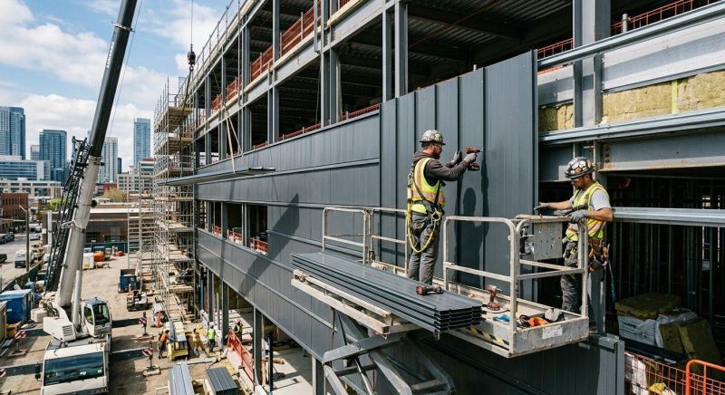 Metal Cladding Installation in Manchester, TN