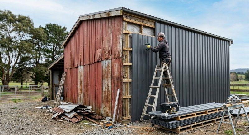 Metal Siding Replacement in Lynchburg, TN