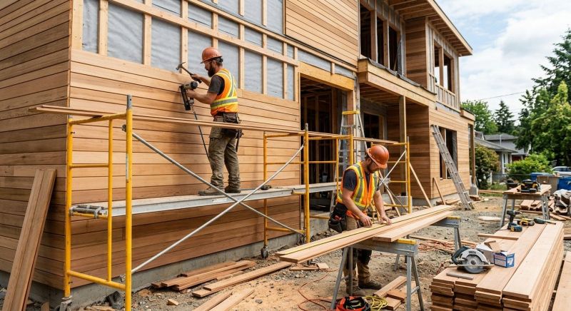 Wood Cladding Installation in Tullahoma, TN
