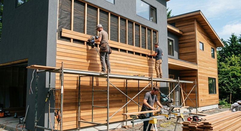 Wood Cladding Installation in Tullahoma, TN