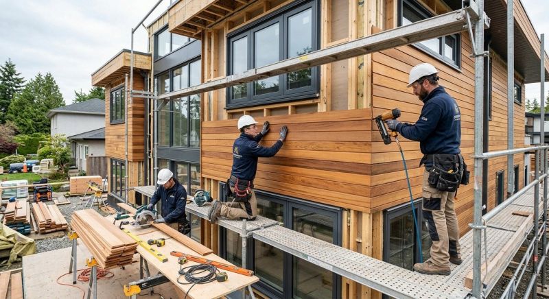 Wood Cladding Installation in Winchester, TN