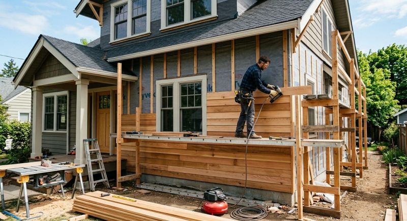 Wood Siding Installation in Warren County, TN