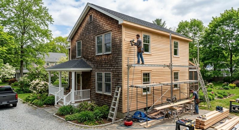 Wood Siding Installation in Wartrace, TN