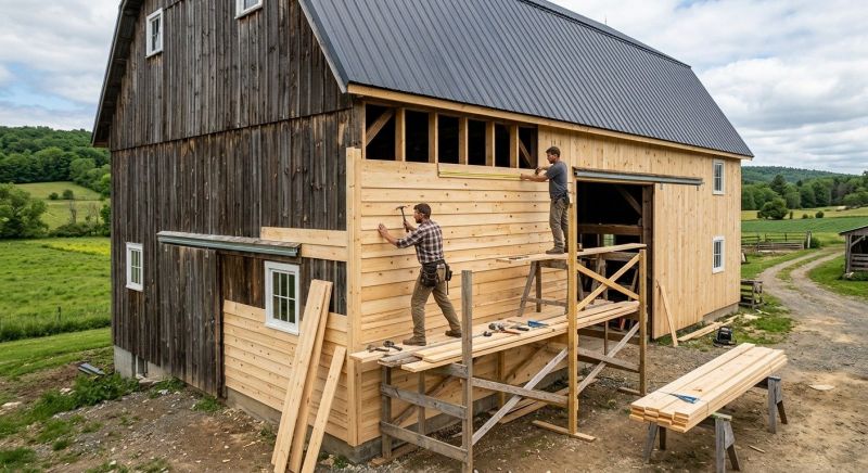 Barn Siding Installation in Woodbury, TN