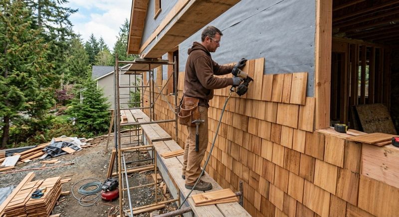 Cedar Siding Installation in Hillsboro, TN