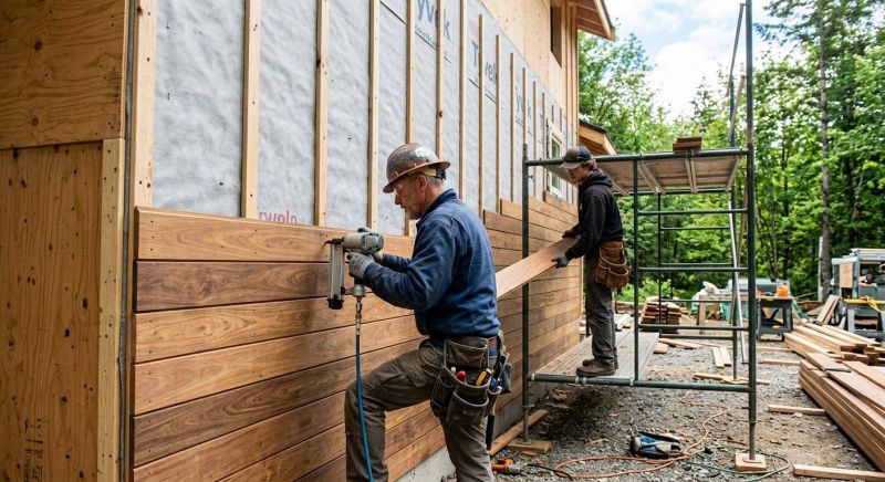 Hardwood Siding Installation in Tullahoma, TN