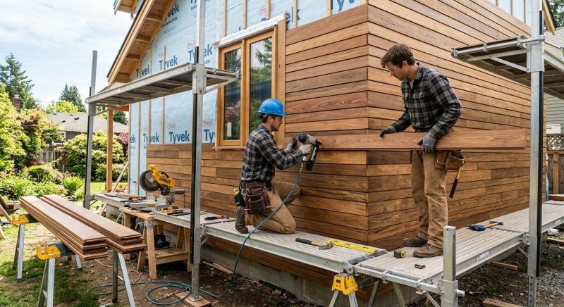 Hardwood Siding Installation in Warren County, TN