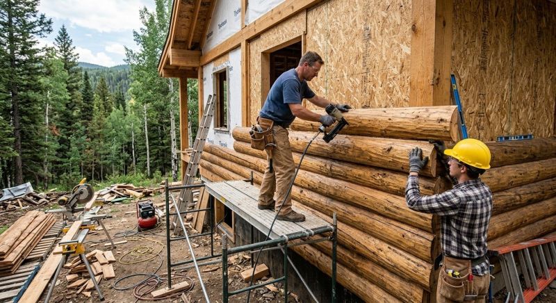 Log Siding Installation in Lynchburg, TN